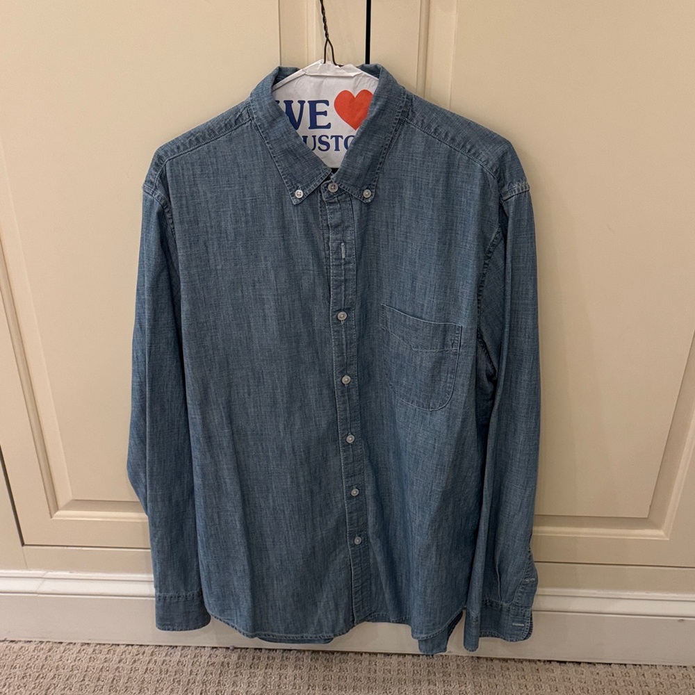 J. Crew Casual Blue Button Down Shirt